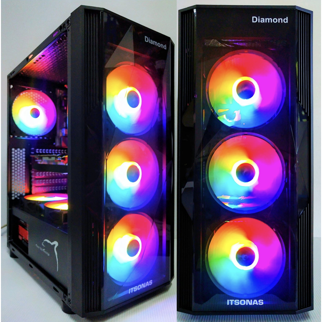 (((โปรฯส่งฟรี)))#คอมพิวเตอร์PCประกอบแรงๆ #SET_I7_6700 #RX_580_8G #RAM_16G #NVME_256G