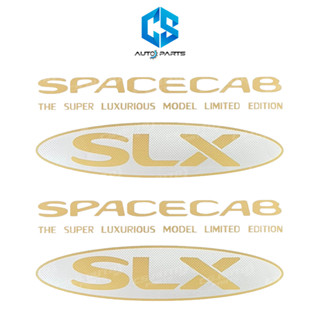 สติ๊กเกอร์ SPACECAB SLX ติดแคป ISUZU TFR