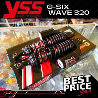 YSS G-SIX โช๊คหลังแต่ง WAVE ทุกรุ่น WAVE100S, WAVE125R, S, X, WAVE125i, WAVE125ปลาวาฬ YSS แท้100%