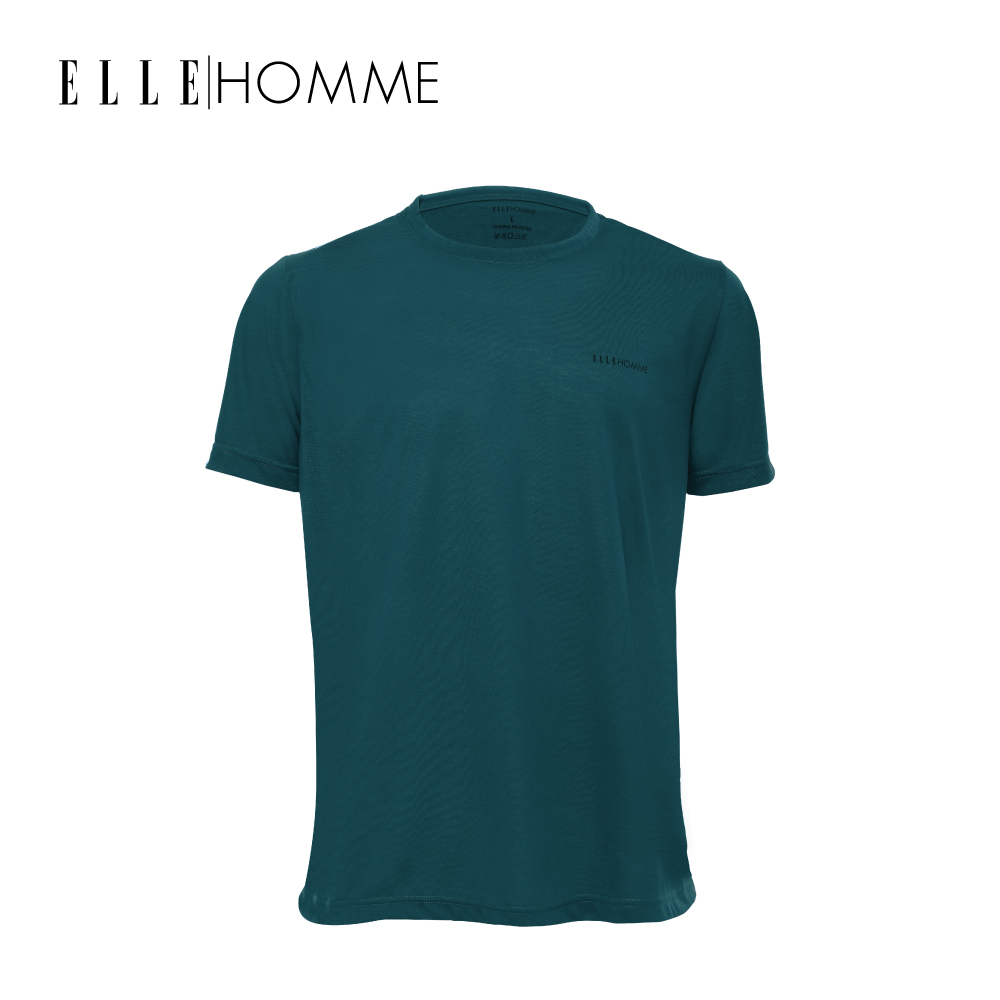 ELLE HOMME เสื้อยืด T-Shrit ชายคอกลม สีพื้นมีให้เลือก 8 สี (KVR1912R1)