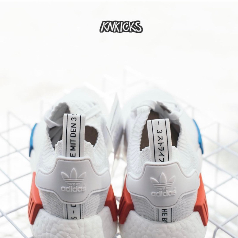 *รูปถ่ายสินค้าจริง* ADIDAS NMD R1 PK OG "White" (ของใหม่ แท้ 1000%)