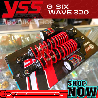 โช็ค YSS แท้ G-SIX โช๊คหลังแต่ง WAVE ทุกรุ่น WAVE100S, WAVE125R, S, X, WAVE125i, WAVE125ปลาวาฬ YSS แท้100%
