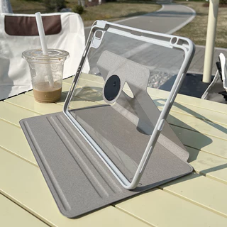 เคสไอเเพด 360°rotation พร้อมถาดใส่ปากกา for Air4/Air5 6 7 Air3 pro12.9 gen7/gen8/gen9 10.2 Pro11 mini4567 gen10 gen11