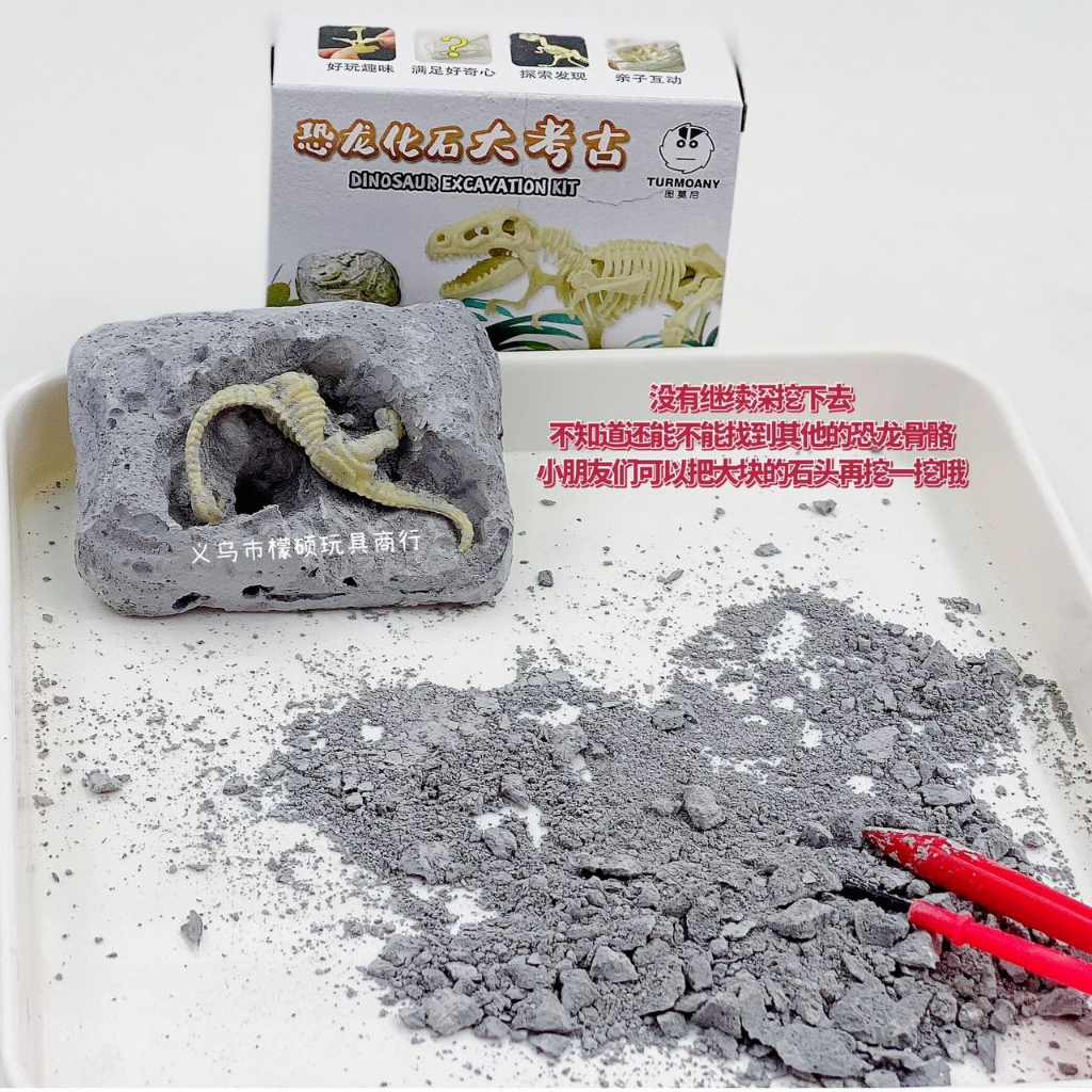 พร้อมส่ง ของเล่นเด็ก ชุดขุดฟอสซิลไดโนเสาร์ แมลง ขุดฟอสซิล สุ่มลาย ของเล่นขุดของโบราณ DIY Fossil ของเล่นไดโนเสาร์