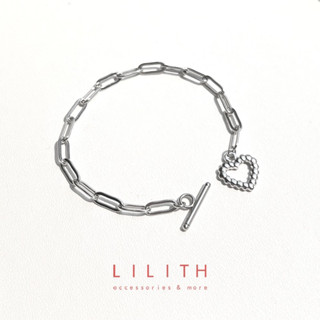 Lilith - Heart OT Bracelet สร้อยข้อมือ สร้อยคอ สแตนเลส หัวใจ y2k