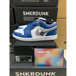 Nike Air jordan 1 Low True Blue 553558-412 แท้ Unused