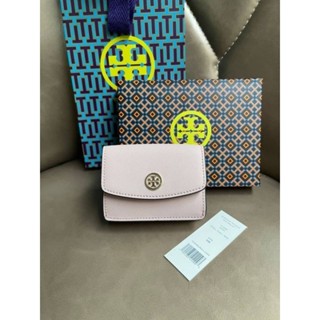 📮@1,850.-🏖🏖 SUMMER HOLYDAY SALE 9 %🏖🏖+🛒ส่งฟรี EMS🛒💯Tory burch robinson tri-fold mini wallet