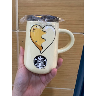 starbucks mug กับฝาไม้ ขนาด 12 oz