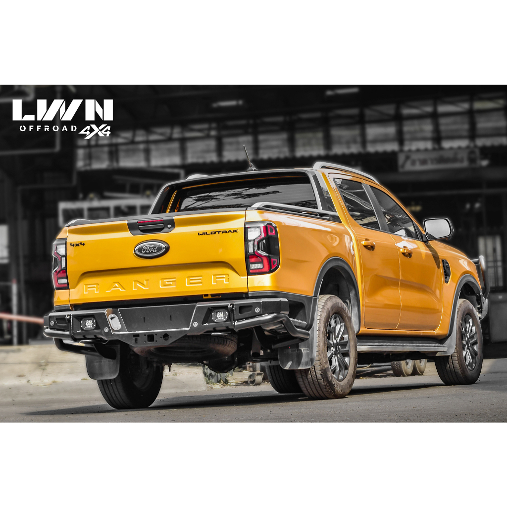 กันชนหลัง Ford Ranger Next Gen รุ่น RB-016 แบรนด์ LWN4x4 กันชนหลังออฟโรด OFF ROAD ฟอร์ด เรนเจอร์ ของ