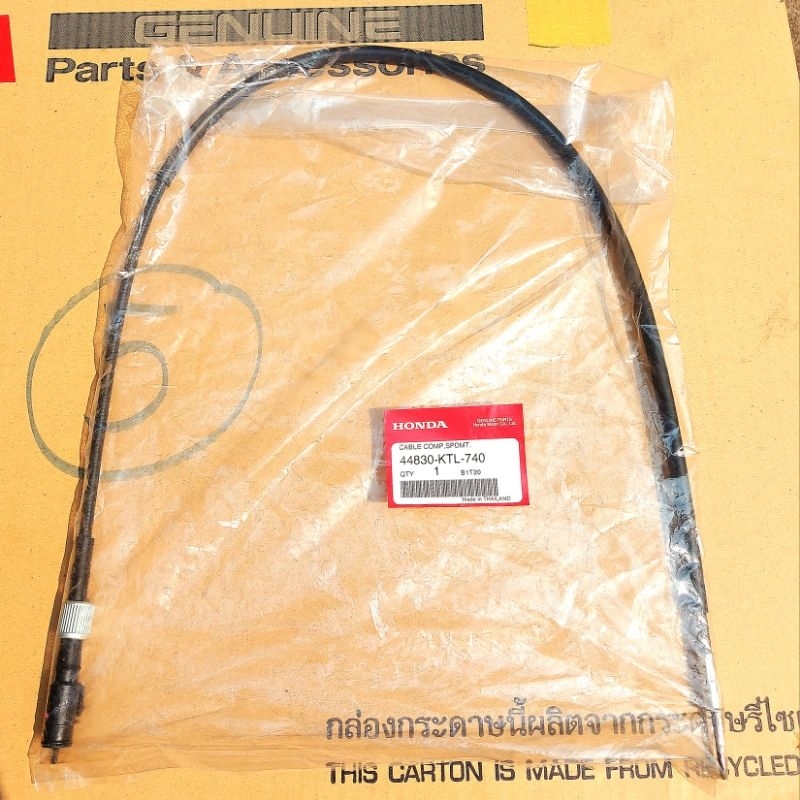 สายไมล์ Honda Wave100,Wave100s(2004-2005) รุ่นดิสก์เบรค แบบปลั๊กเสียบ " 44830-KTL-740 " สินค้าแท้เบิ