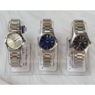 แหล่งขายและราคานาฬิกา Casio  รุ่น LTP-1183A-7A ,2A,1A นาฬิกาข้อมือผู้หญิง สายแสตนเลสสีเงิน - ของแท้ 100% รับประกันสินค้า1 ปีเต็มอาจถูกใจคุณ