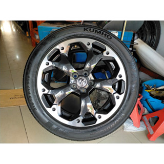 แม็กขอบ17 สีเดิม ป้ายแดง พร้อมยางkumho 215 50 17 ปี21 ใส่อัลติส 5รู100