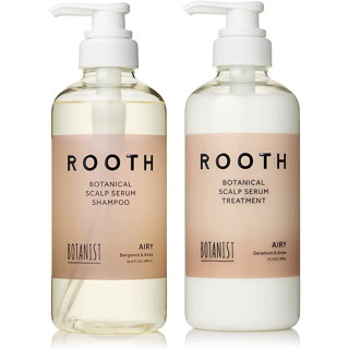 [Rooth By Botanist] ชุดแชมพู ทรีตเมนต์ _[เซรั่มบํารุงหนังศีรษะ _Airy [ส่งตรงจากญี่ปุ่น]