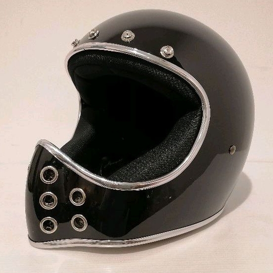 หมวก​กัน​น็อค​ Vintage​ Classic​ Moto​ MC2 รูปากกลม