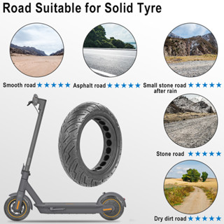 ยางตัน 10นิ้ว DYT 10x2.5 For Ninebot Max G30 10x2.5 Hollow Solid Tire