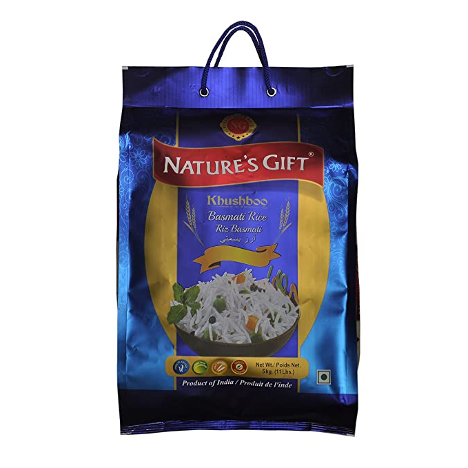 ข้าวบาสมาติก Nature Gift Khushboo (Basmati Rice) 5 KG