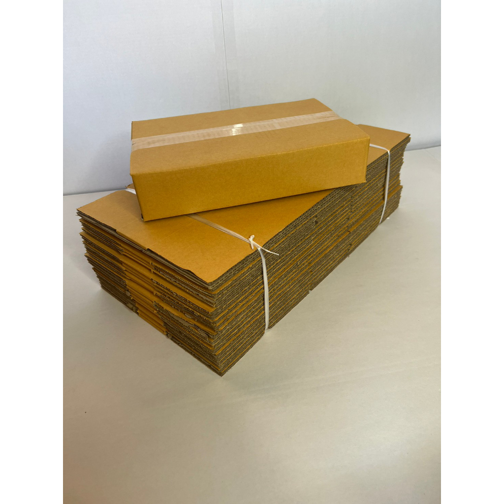 กล่องไปรษณีย์ กล่องพัสดุ กล่องกระดาษ ไซส์ D-7 ขนาด 22x35x7cm  แพ็ค 20 ใบ ราคาถูก ส่งตรงจากโรงงาน - รูปที่ 2