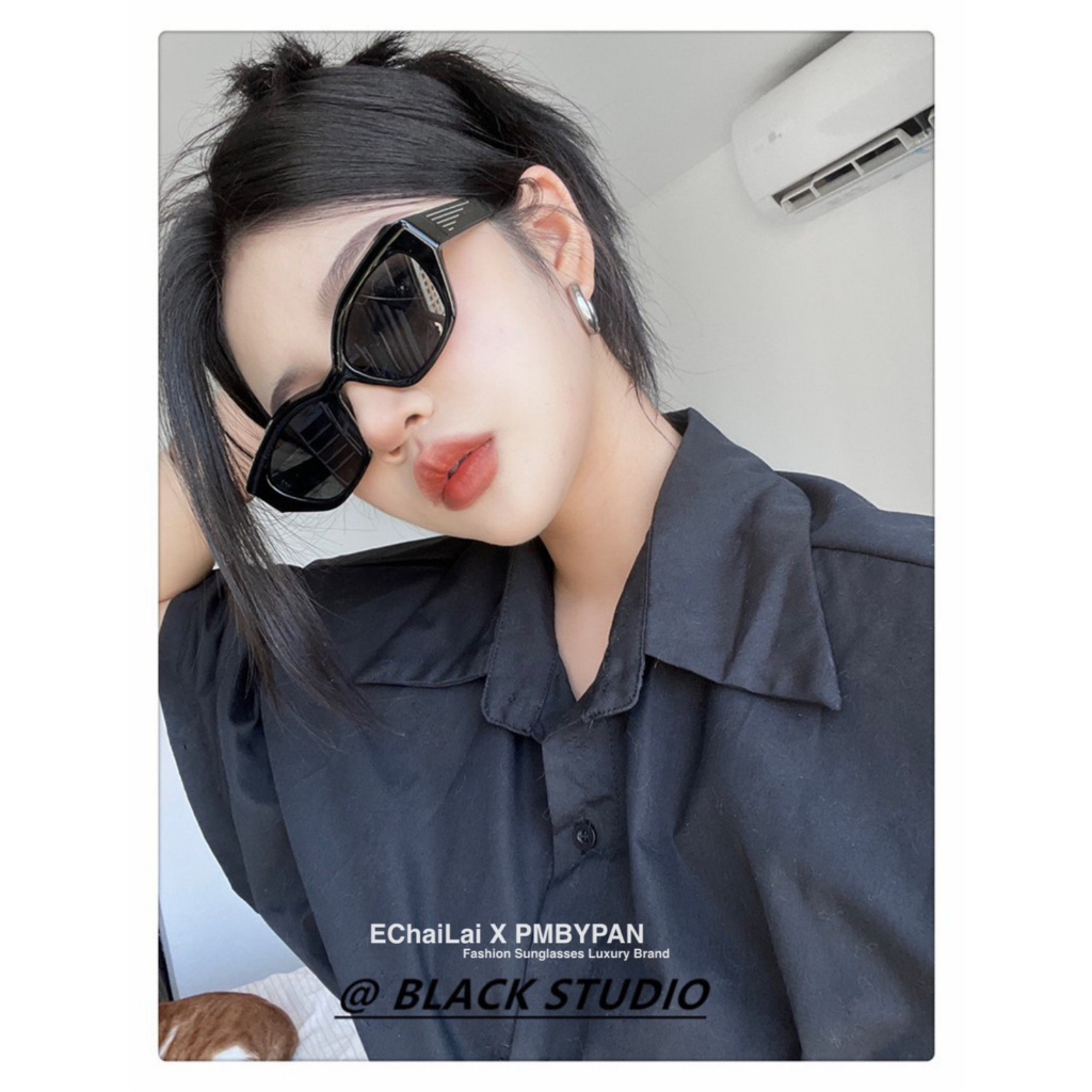 รุ่นDro339 GM New iTem Y2K งานมีโลโก้ สีสันสดใส แว่นตากันแดดลุคเกาหลี สินค้าพร้อมส่งในไทย