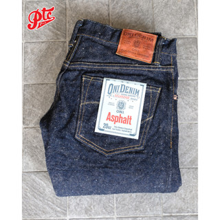 กางเกงยีนส์ ONI-622-ASPHALT 20OZ ASPHALT DENIM RELAX TAPERED