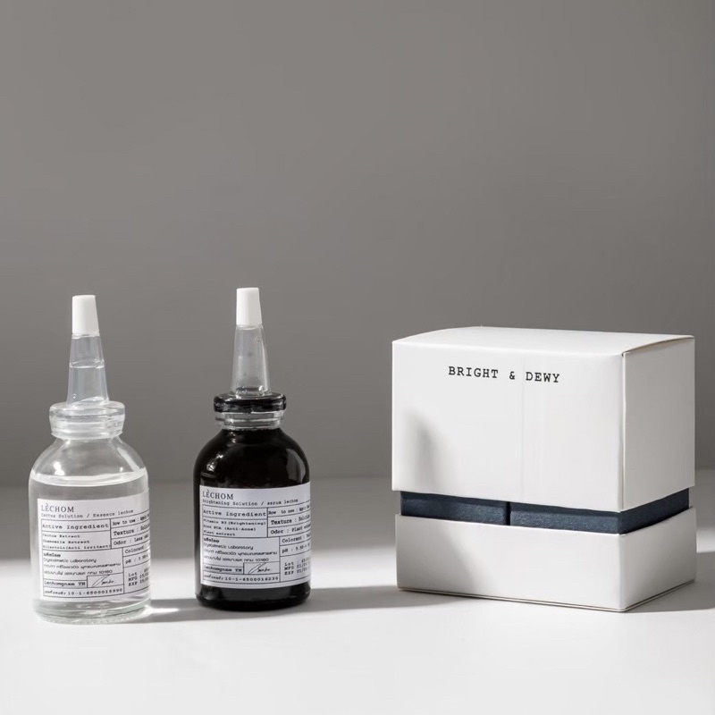 Lechome เซ็ตเซรั่มเลอโฉม bright และ dewy ให้ผิวใส ลดรอยสิวขั้นสุด ขนาด 30 ml.