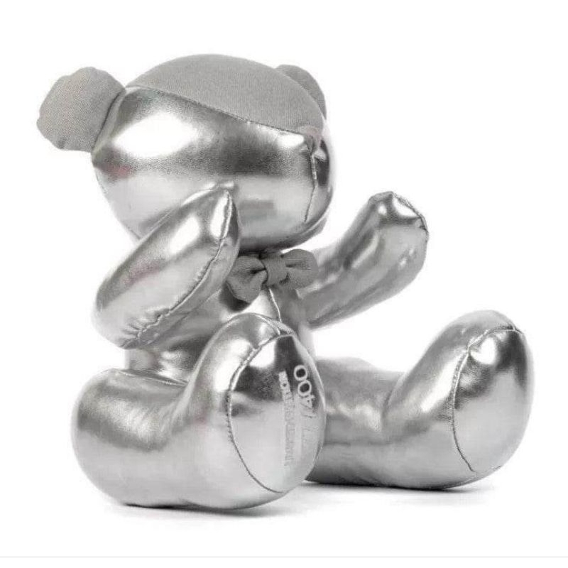 2018 Hajime Sorayama X Lane Crawford X APPortfolio Teddy Bear (Silver) ***ของแท้ มือ1***