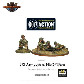 [พร้อมส่ง]warlord game-US Army 50 Cal HMG team