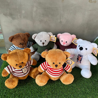 ตุ๊กตาเทดดี้แบร์คลาสสิค 10 นิ้วพร้อมเสื้อ
