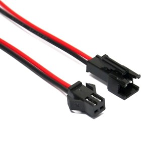 สาย JST SM Connectors แบบมีตัวล๊อค [1 คู่]  สายยาว 150mm.  LED *มีของพร้อมส่ง*