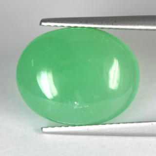 พลอยหลังเบี้ยคริสโซเพลส (Chrysoprase) นน7.28กะรัต