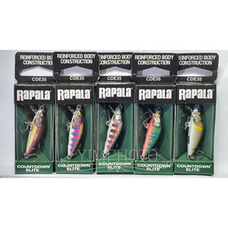 Rapala Countdown Elite CDE35 35mm. 4g. เหยื่อปลอม ราพาล่า ของแท้ เหยื่อตกปลา