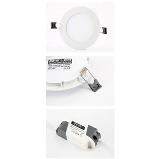 EVE ดาวน์ไลท์ ทรงกลม รุ่น TD พาเนลไลท์ แอลอีดี โคมไฟฝังฝ้า โคมติดเพดาน ขนาด 6W 9W 12W 15W 18W แสงขาว แสงเหลือง