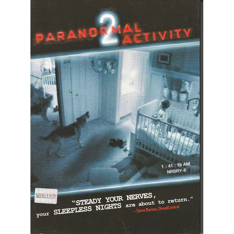 DVD Paranormal Activity 2 เรียลลิตี้ ขนหัวลุก 2 *มีพากษ์ไทย มีเคสสวมกล่อง*