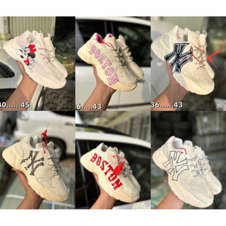 💫✨ New MLB BOSTON  รองเท้ากีฬารองเท้าอเนกประสงค์  สูง 6CM