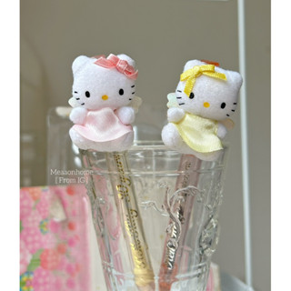 Pencil &amp; Pen Hello Kitty and Mimmy Angels, Sanrio 2004 ViVitix Rare Item, ปากกาดินสอกดคิตตี้เซต