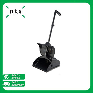 NTS WINDPROOF RUBBISH SHOVEL ที่ตักผง ที่ตักขยะ และไม้กวาด สีดำ NTS1-RS-PT