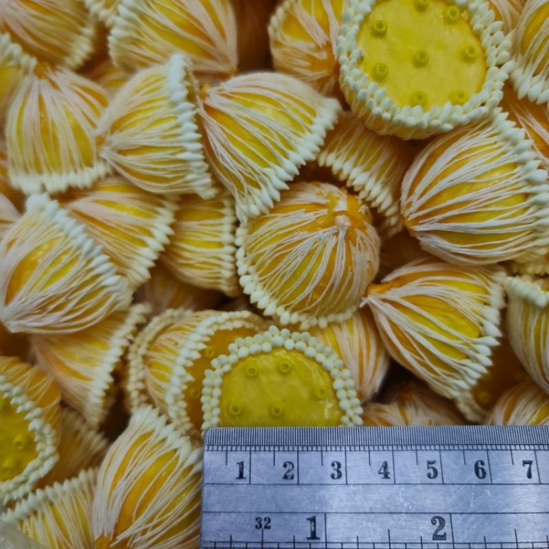 ฝักบัวสำเร็จ เกสรบัว สำหรับงานประดิษฐ์ ชุด 10 ชิ้น