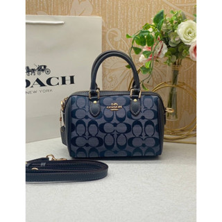 CH370 Coach  Mini Rowan Satchel In Blocked