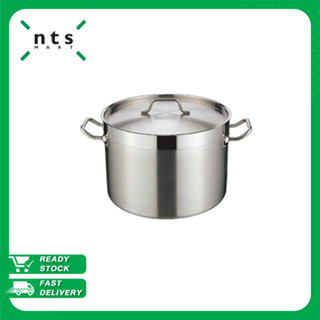 NTS POT หม้อสแตนเลส ชุดเครื่องครัว หม้อทำอาหารพร้อมฝาปิด รุ่น NTS1-CSPL