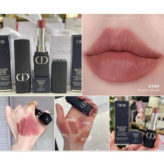 แท้ 💯% DIOR ลิปสติก Rouge Dior Forever - Transfer-Proof Lipstick - Ultra Pigmented Matte  3.2 g สี 505