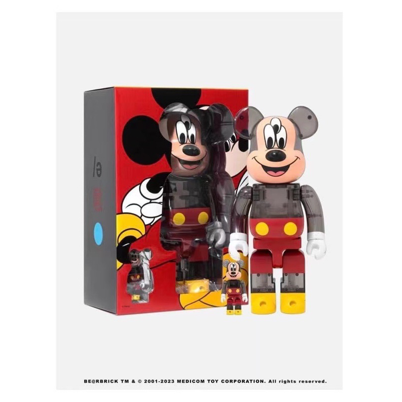 bearbrick mickey mouse clot 3 eye clean version