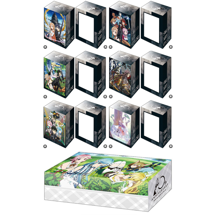 Bushiroad Deck Holder V3 & Storage V2 SAO Sword Art Online 10th Anniversary : Aincrad, Fairy Dance, 