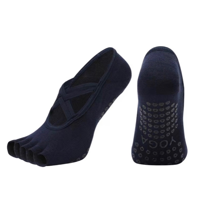 Five Toe Socks Non Slip Yoga Socks for Pilates Barre Fitness Sport Sock  Sports Dance Slippers