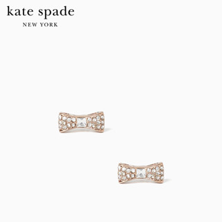 KATE SPADE NEW YORK READY SET BOW PAVE BOW STUDS O0RU1561 ต่างหู