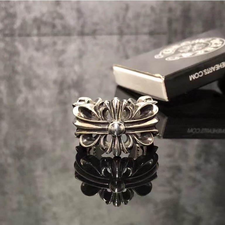 925 เงินสเตอร์ลิง Seiko เปิดแหวนย้อนยุคสดใสผู้ชายผู้หญิงแฟชั่นสไตล์เดียวกันแหวนอเนกประสงค์
