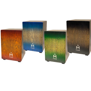 Magie Cajon Drum รุ่น MCAJ 90 กลองคาฮอง แถมเชคเกอร์ มากี คาฮองนั่งตี เครื่องดนตรี เครื่องเคาะจังหวะ กลองพกพา อคูสติก