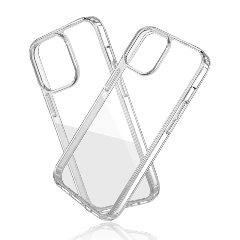 เคสใส สำหรับ iPhone ขอบนิ่มหลังแข็ง(TPU + PC ) เคสกันกระแทก 15 Pro Max 17 16 14 13 11 12 Pro Max 13 12 15 Pro 14 15 plus