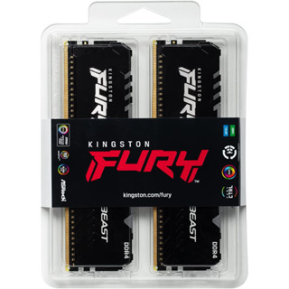 Kingston 32GB 3600MHz DDR4 CL18 DIMM (Kit of 2) FURY Beast RGB KF436C18BBAK2/32