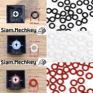 พร้อมส่งที่ไทย O-Ring 3สี ของแท้ ความแข็ง3แบบ ~117-120 ชิ้น สำหรับ Mechanical Keyboard ช่วยลดเสียงพิมพ์ โอริง O ring