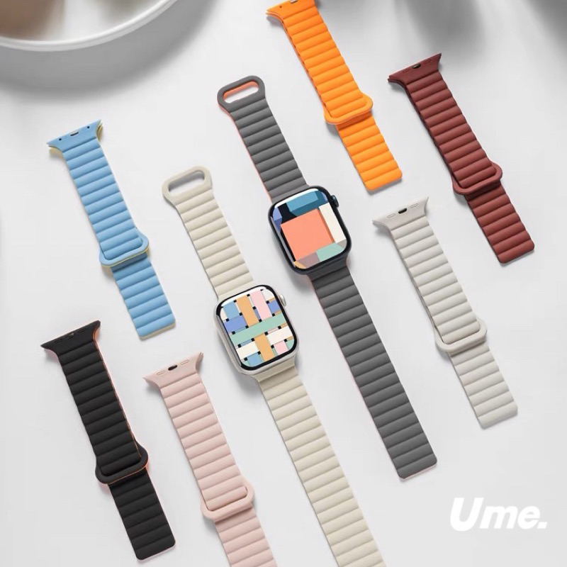 สายนิ่ม สายสําหรับ iwatch 40/44/45/41มม สายนาฬิกา smart watch 10 9 8 ultra 7 6 5 4 3 สายนิ่ม สายใสสําหรับ Apple Watch