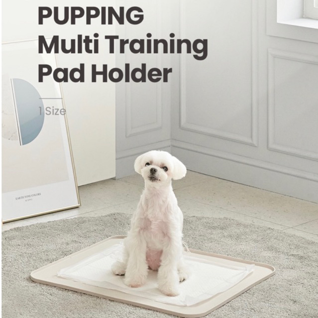 Pupping Multi Training Pad Holder / Silicone Mat แผ่นยางซิลิโคน สำหรับฝึกขับถ่าย วางชามข้าว กันลื่น นำเข้าจากเกาหลี